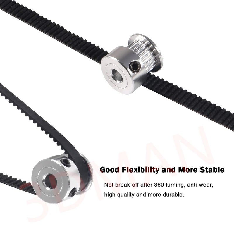 3Dman GT2 Timing Belt Closed Loop Rubber Belt 200mm for Width 6mm for 3D Printers -10pcs - Image 5
